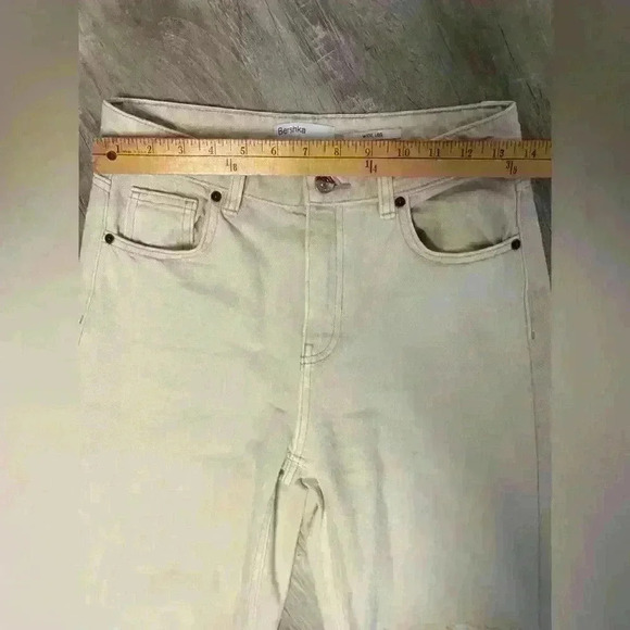 Bershka Beige Wide Leg Jeans - Picture 10 of 12